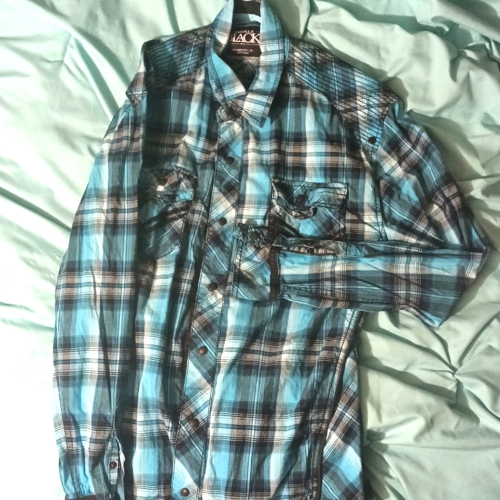 Mens Pearl Snap